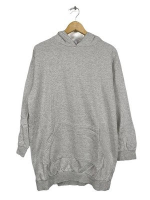 H&M DIVIDED Kapuzensweatshirt Damen Sweat Gr. DE 38 hellgrau Casual-Look