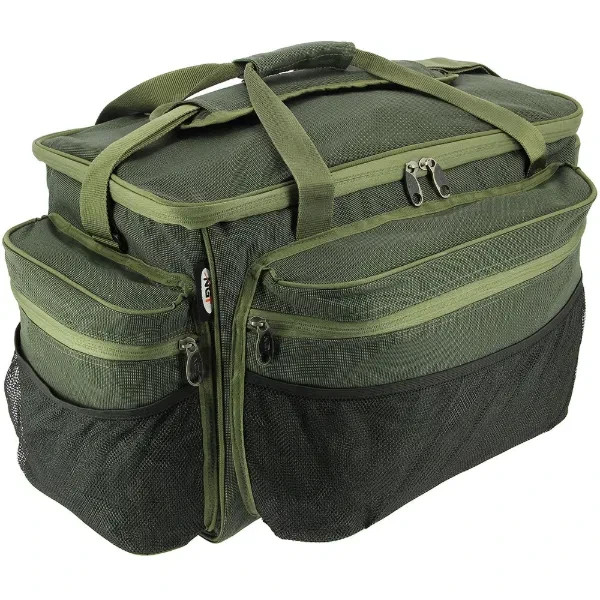 Brand New Large Green Carp Coarse Pike Fishing Tackle Bag Holdall NGT 093 BAG - Image 3