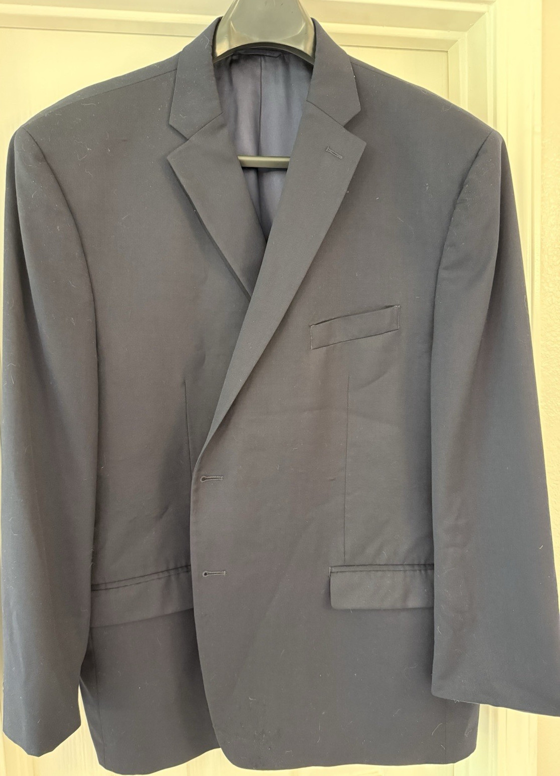 Lauren Ralph Lauren Navy Men's Two-Button Blazer Jacket Sport Coat 52R