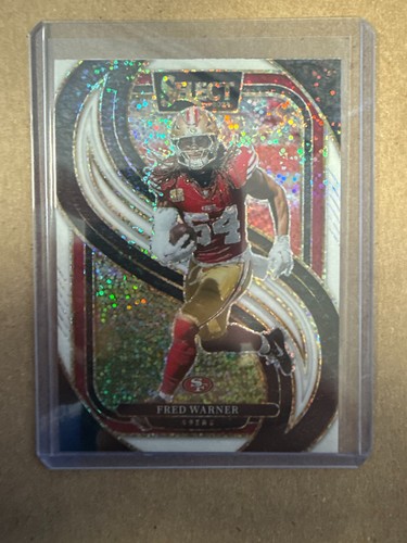 2024 Panini Select #157 Fred Warner White Sparkle Prizm 49ers