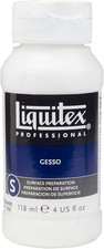 Acrylic Gesso Surface Prep-White 4Oz