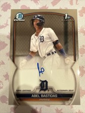 2023 Bowman Chrome Abel Bastidas 1st Prospects Autograph #CPA-AB Detroit Tigers