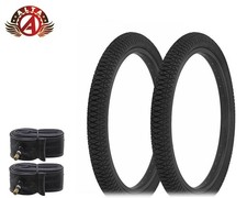 PAIR Bicycle Bike Tires/Tubes 20" x 1.95" BMX ALTA X-CROSS TREAD HF-884 Black