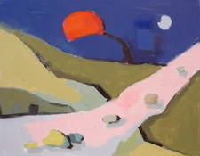 Modern Contemporary Oil Painting Unique Abstract Landscape  Aldo Cherres Art