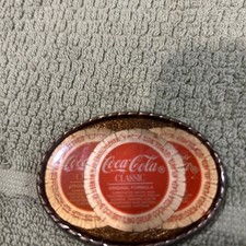 Coca Cola Classic Belt Buckle Made From Bottle Caps Designed Embedded In resin