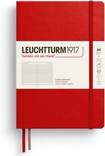 LEUCHTTURM1917 A5 Hardcover Notebook Ruled 25...