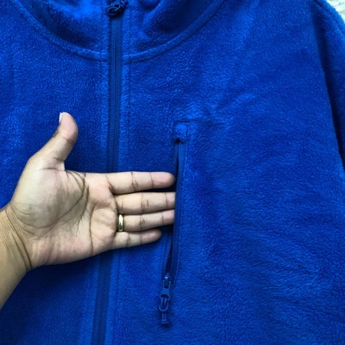Magellan Jacket Large Adult Blue Fleece Full Zip Pockets Classic Outdoors Mens L image 3