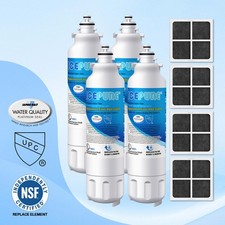 Fit For LG LT800P Kenmore 9490 ADQ73613403 Water Filter  Air Filter 4 Pack