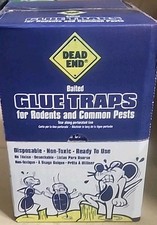 192 Dead End Baited Paste  Glue Rat Mouse Roach Trap Rodent Dispose 48x4pk Case