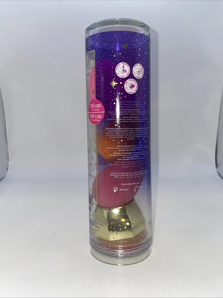 CosmoBeautyBlender 5 piezas Essentials Set 3 Makesponges 1 cepillo limpiadores Foto 2 de 2