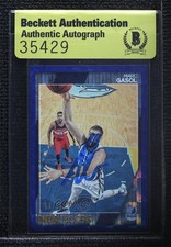BAS 2016 Panini NBA Hoops Blue Checkerboard 63/75 Marc Gasol #36 Authentic ur8