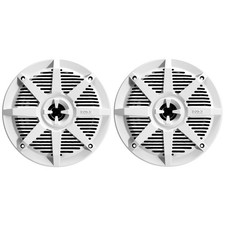BOSS Audio Systems MR52W 5.25 inch Marine Boat Stereo Speakers - 150 Watts Coaxi