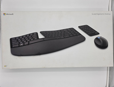 Microsoft Sculpt Ergonomic Desktop Keyboard & Mouse Bundle. Tested With USB