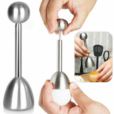 Eierköpfer Eieröffner Edelstahl Eierschneider Egg Topper Opener Eier Cutter