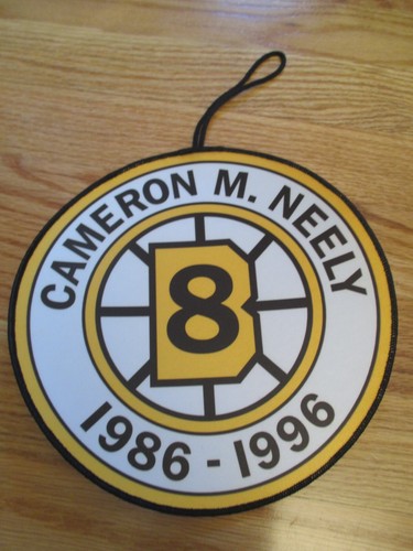 Komplettsatz (12) Boston Bruins Ruhestand 8" Banner ORR ESPOSITO BOURQUE NEELY - Bild 7 von 12