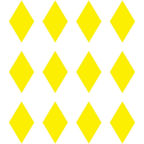 12 Diamond Pack 2" Vinyl Decal Car Window Sticker Shapes Art - Picture 20 of 26