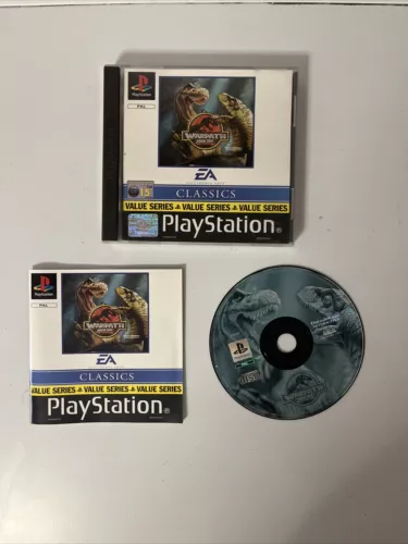 Jurassic Park Warpath PS1 (COMPLETE) Rare Sony PlayStation World Classic
