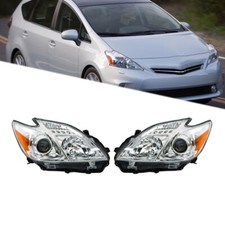 Headlight Assembly For 2012-2015 Toyota Prius Headlamps Leftright Side Halogen