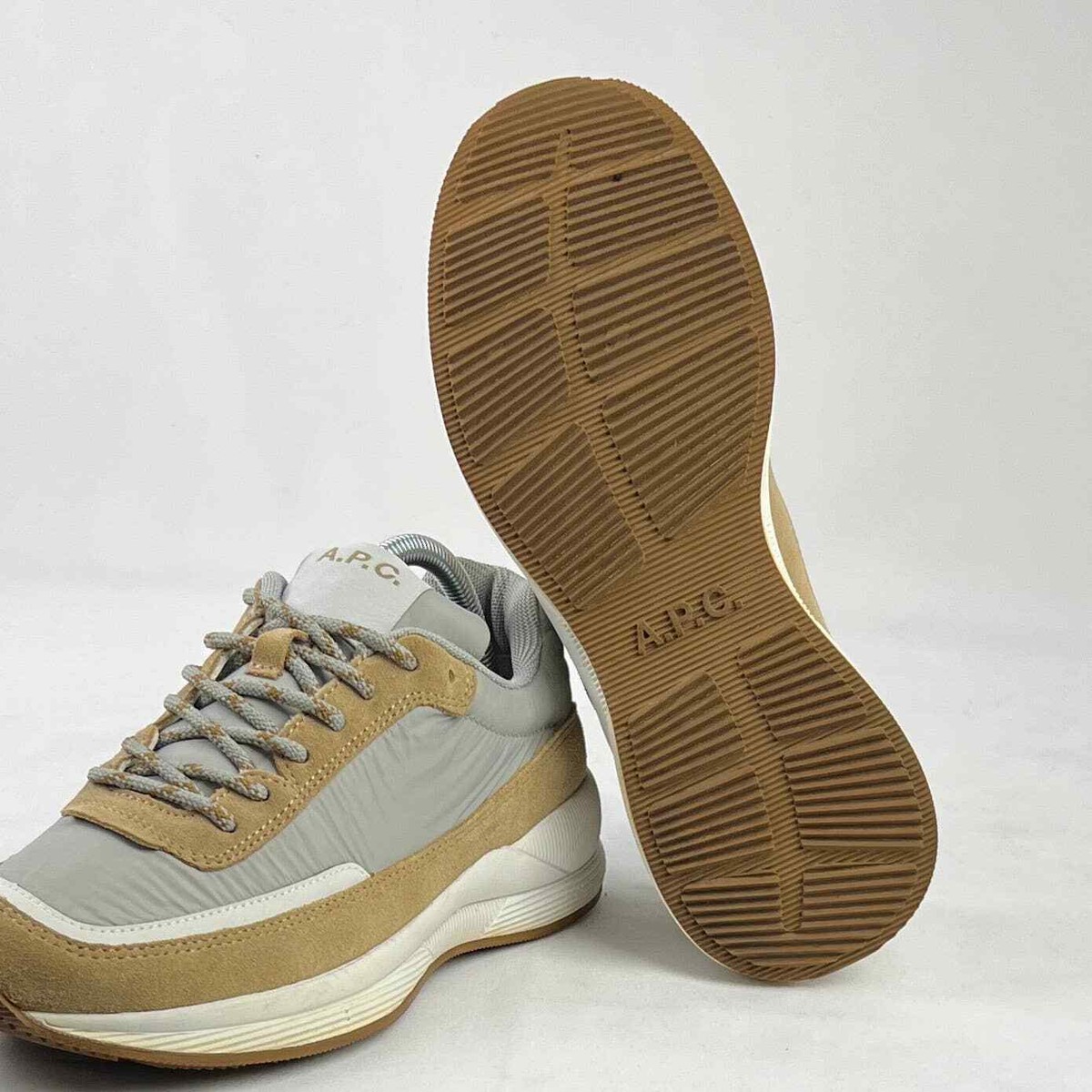 A.P.C. 'The Dad Sneaker' Women's Gray/Tan Size EU41 US11 | eBay
