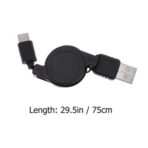 USB 3.1 Charging Cable Retractable -C Fast Charging Cord Portable High - 第 2/11 張圖片