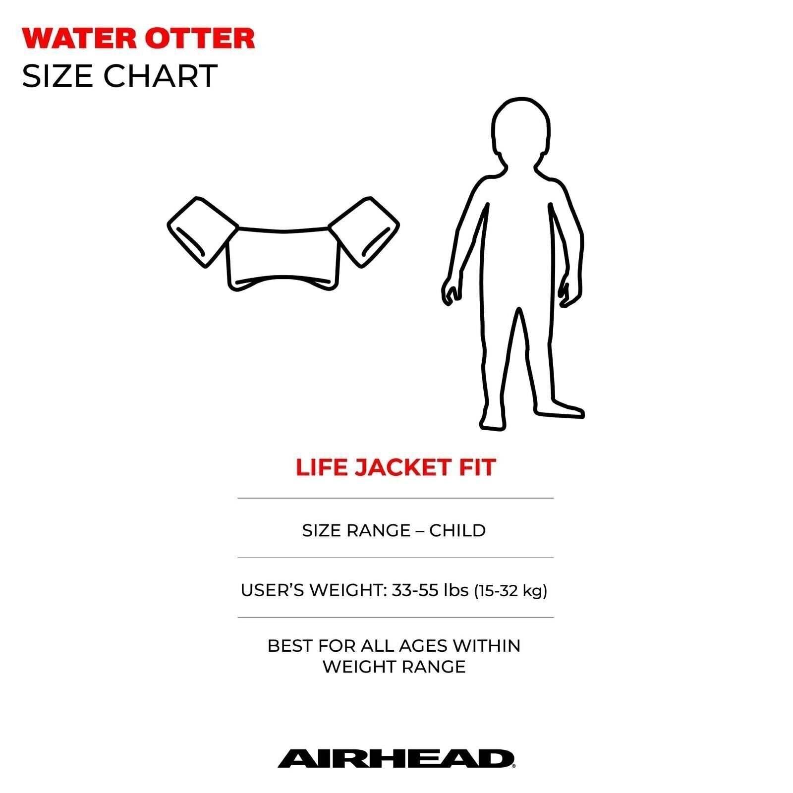 AIRHEAD Water Otter Premium Life Jacket, Flotation Devices for Kids, Dino