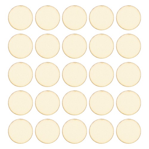 WINOMO 100pcs Round Wooden Pieces DIY Craft Wood Piece for Art Crafts Project