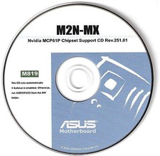 ASUS M2N-MX Motherboard Drivers Installation Disk M819