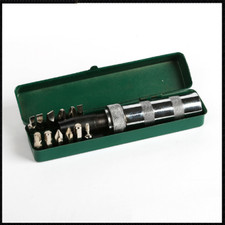 1/2" Heavy Duty Impact Screwdriver Driver Set SAE Reversible w/ Metal Case