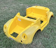 Peg Perego Magica VW Beetle Ride-On Car Body Shell Replacement Yellow Volkswagen