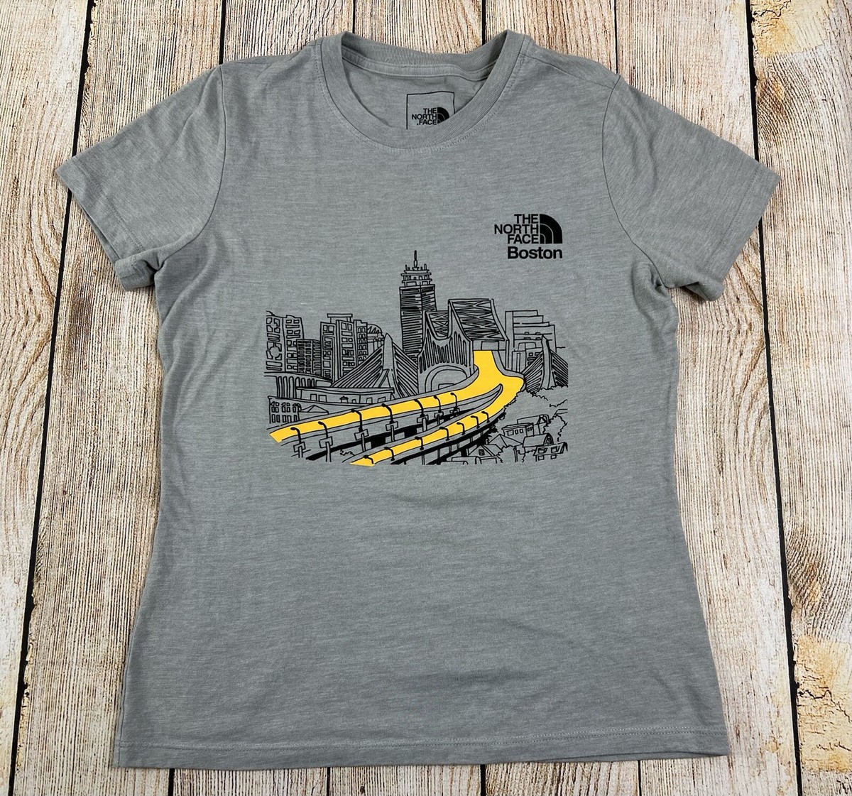The North Face Gray Boston City Landmark Graphic Short Sleeve 