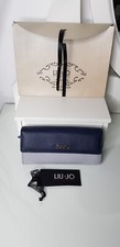 Bellissimo portafoglio grande blu navy del marchio moda italiano borsa Liu Jo