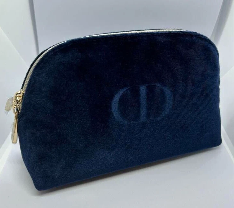 Sac à maquillage authentique CHRISTIAN DIOR moelleux