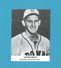 1947 Tip Top Bread Reprint Single - Lester Moss (St. Louis Browns)