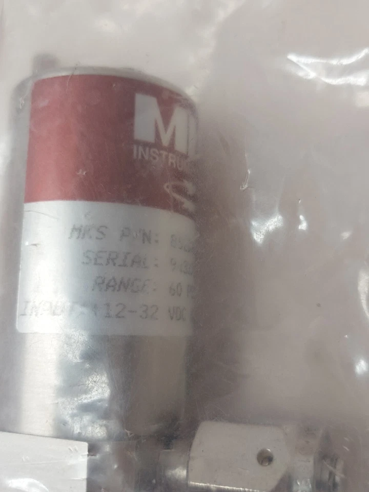 T276 MKS BARATRON PRESSURE TRANSDUCER, 60 PSI, AMAT 1350-01083 852B61PCA2NC NEW - Image 4 of 4