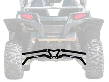SuperATV High Clearance Boxed Rear Radius Arms for Polaris RZR XP 900 - BLACK