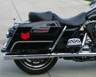 Harley Davidson 100th Anniversary saddle bag decals stripes stickers # 30