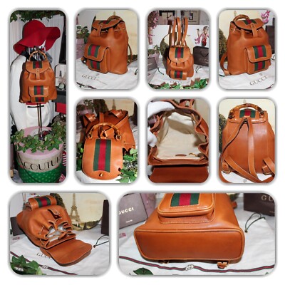 Auth GUCCI Bamboo Brown Mini Backpacks? $_12.JPG?set_id=880000500F main image 2