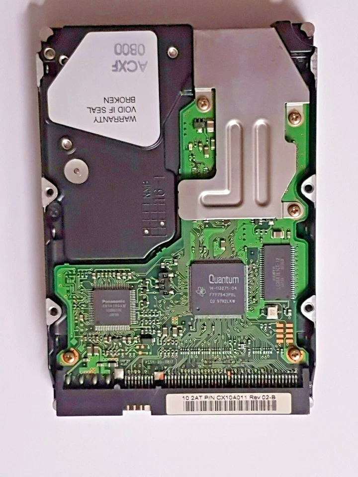 10,2 GB Ide Quantum Fireball CX10A011 Rev 02-B P-Ata HDD 5400RPM 512KB 3.5 " - Image 2 of 2