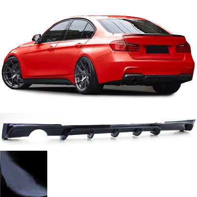 Heckdiffusor Performance Schwarz Glanz passend für 3er BMW F30 F31 316 318 320