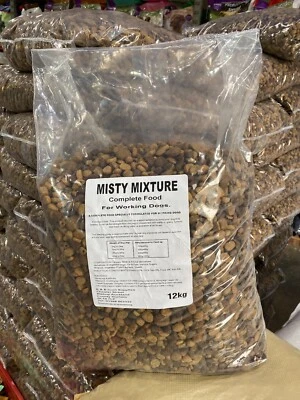 Working dog food Misty Complete Mixture Adult (2 x 12kg) FREE NEXT DAY DELIVERY