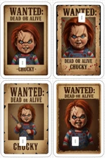 Wanted Poster Chucky Credit Debit ATM Card Skin Sticker Halloween Horror Movie