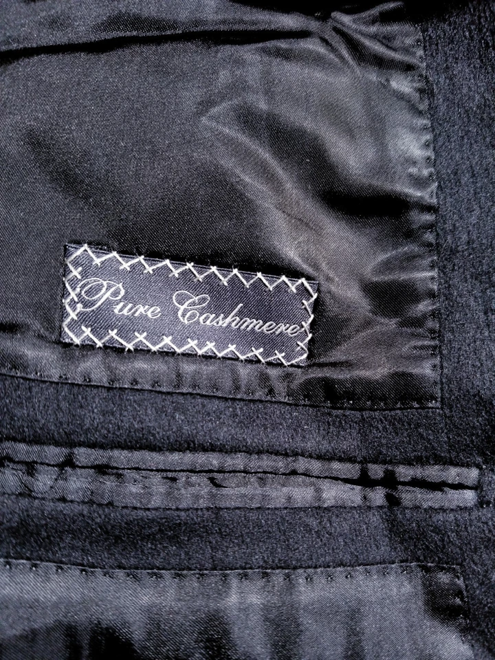 50C 40S Ermenegildo Couture CACHEMIRA tweed Lona Completa Abrigo Deportivo Blazer Chaqueta Foto 4 de 4