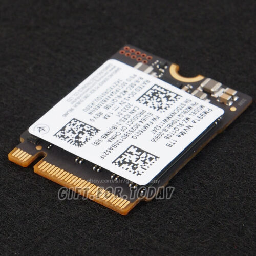 SSD SAMSUNG PM991A M.2 2230 1 To NVMe PCIe NEUF pour Microsoft Surface Pro X Pro 7+ - Photo 1/11