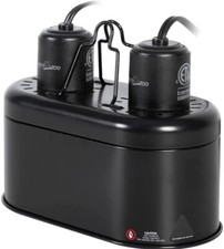 REPTI ZOO Nano Combo Dual Reptile Deep Dome Lamp Fixture for Reptile Max 40 Watt