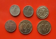 50 LIRE 1990, 1990 ORECCHIO A PUNTA, 1996 + 100 LIRE 1990, 1997, 1999 - FDC
