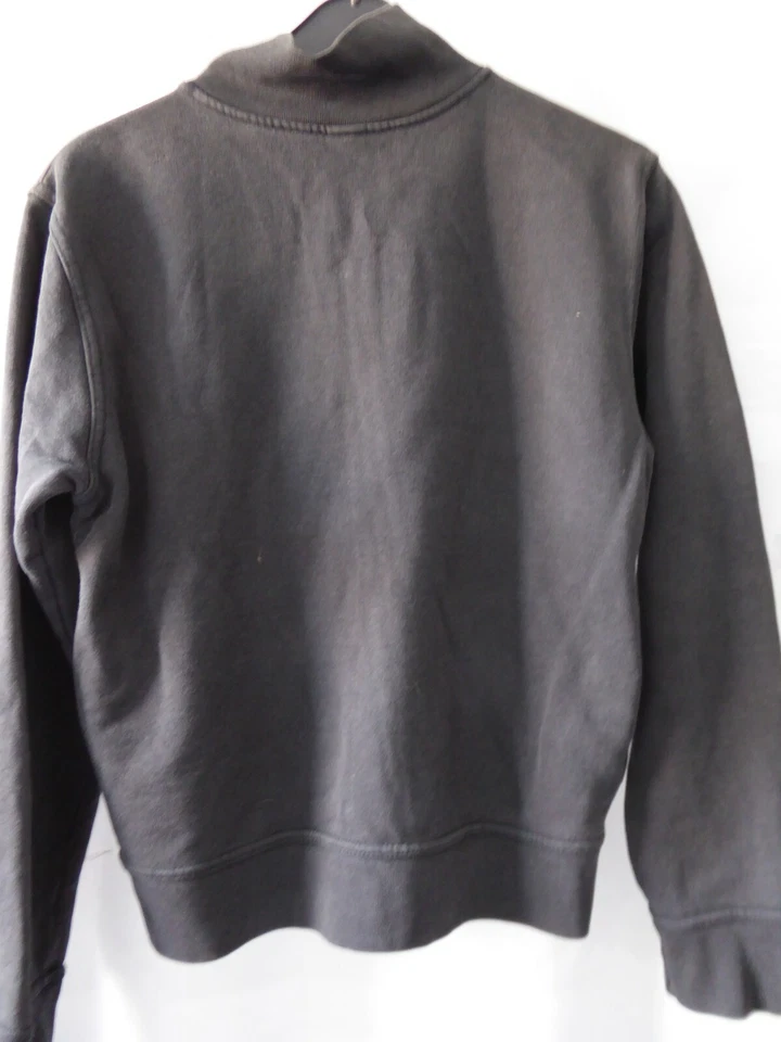 NEU "SMOG" Damen Pullover Gr M Schwarz Sport Freizeit Taschen StoffMix Reißversc - Bild 4 von 4