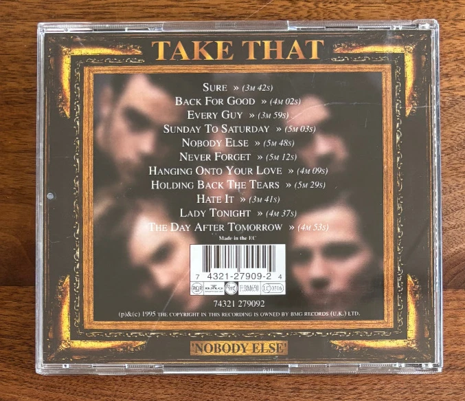 TAKE THAT - Nobody Else (CD) - Bild 3 von 3