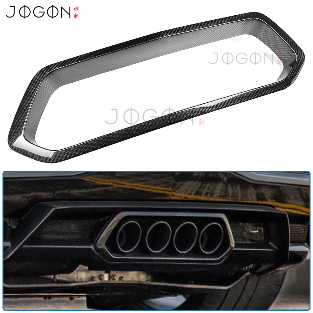 Carbon Fiber Rear Bumper Discharge Vent Cover Trim For Corvette C8 Z06 2023-2025
