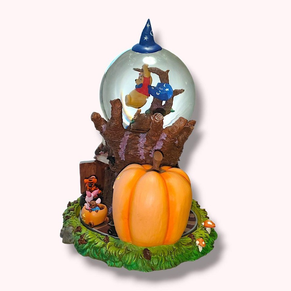 Winnie The Pooh Snow Globe Music Box Figure Halloween eBay