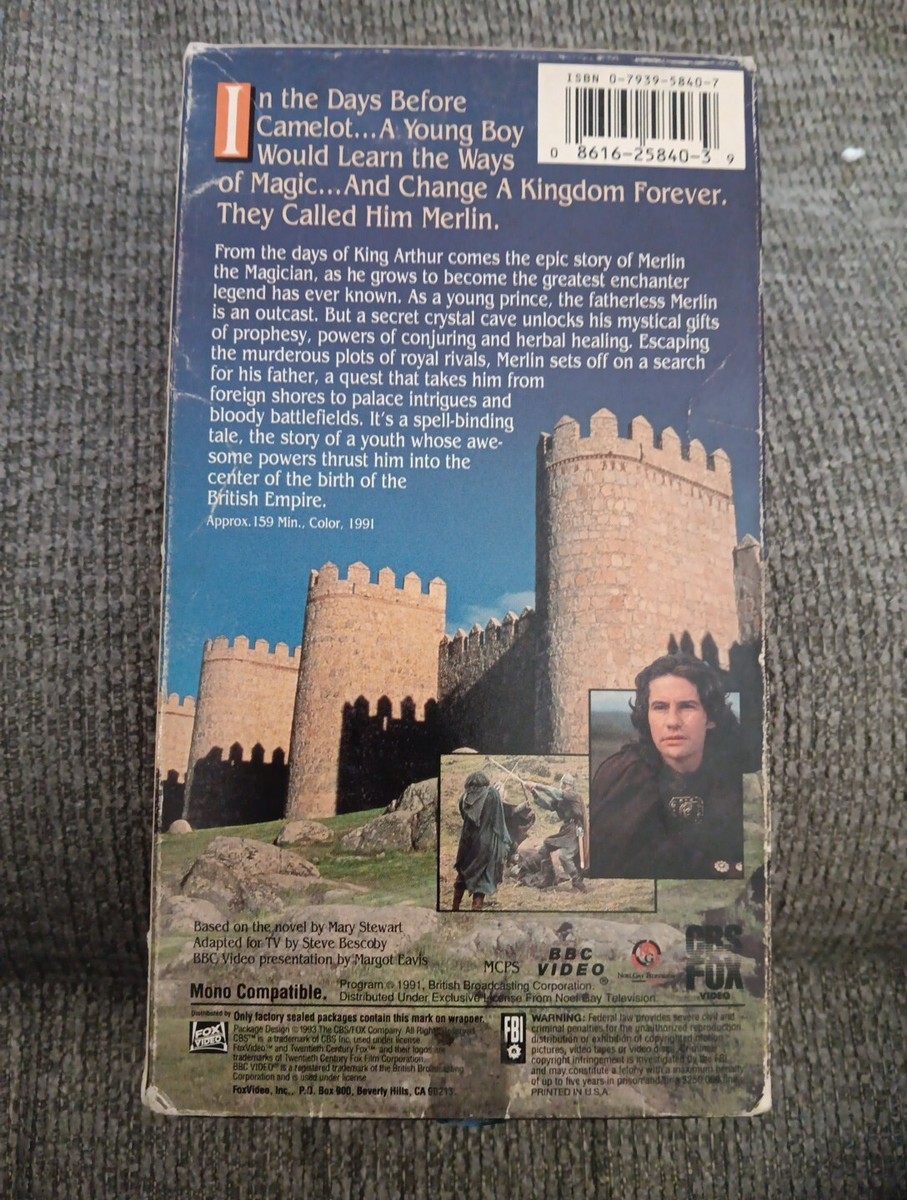 その他 Crystal Cave [VHS] Merlin Of The Crystal Cave VHS 1991 BBC TV Adaptation Mary